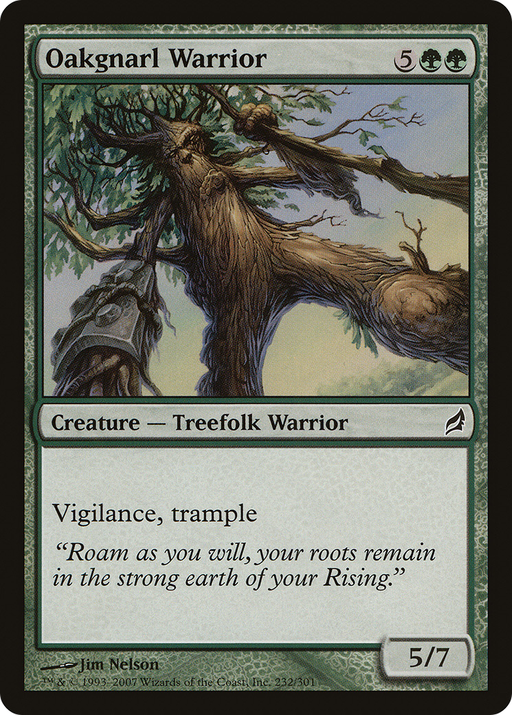 Oakgnarl Warrior (232) Foil - Lorwyn