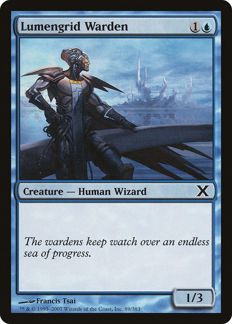 Lumengrid Warden (089) Foil - Tenth Edition
