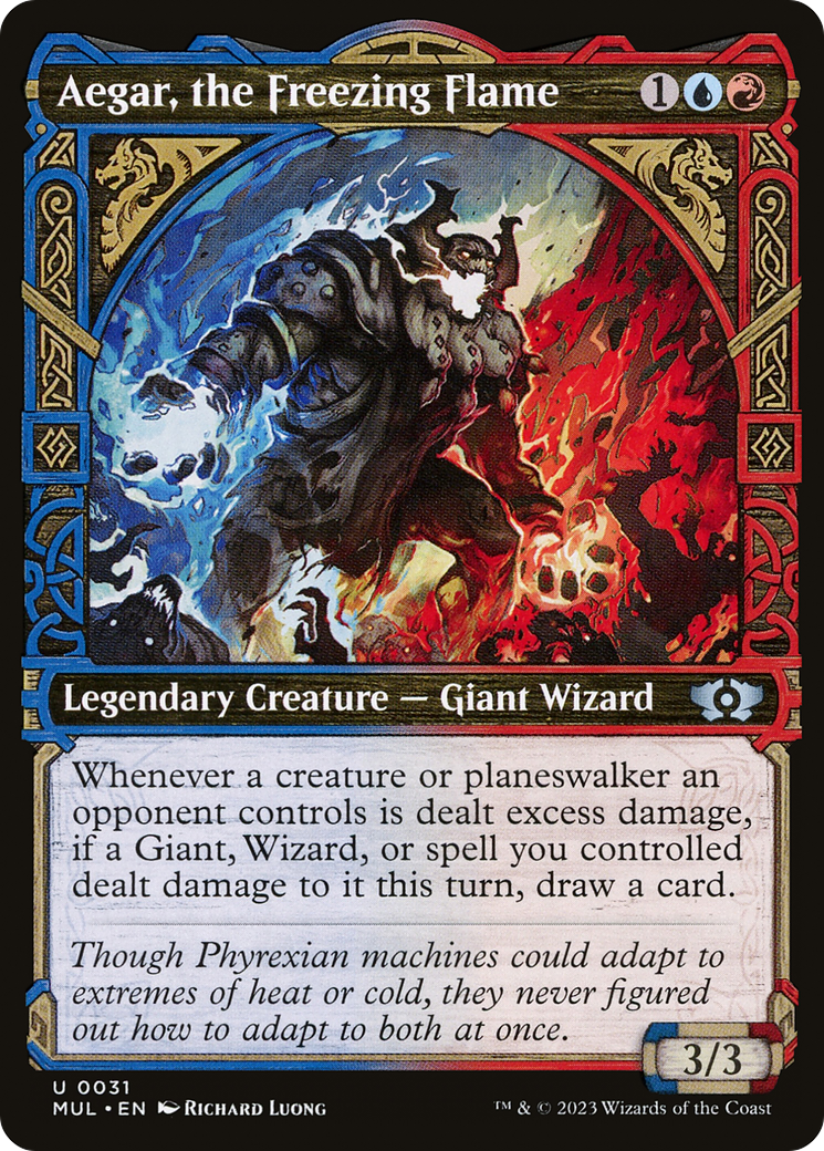 Aegar, the Freezing Flame (031) Foil - Multiverse Legends