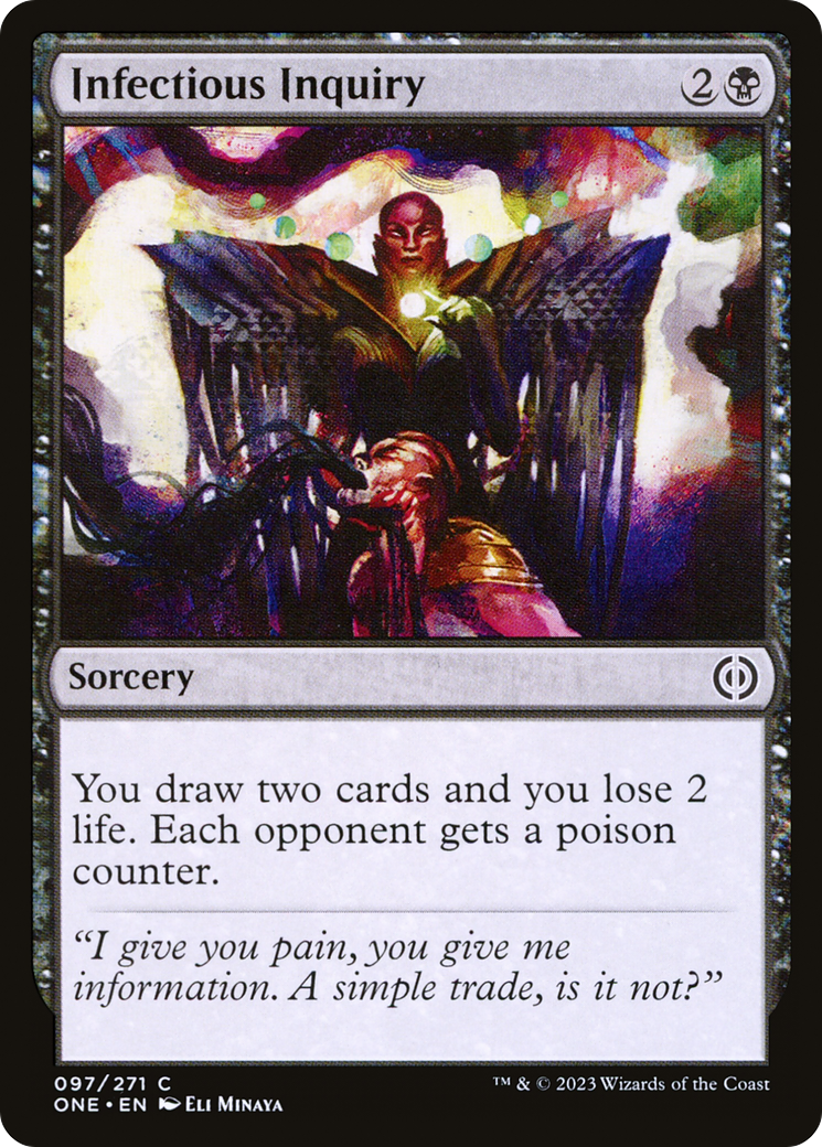 Infectious Inquiry (097) Foil - Phyrexia: All Will Be One
