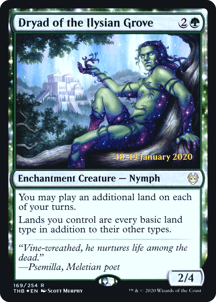 Dryad of the Ilysian Grove (169) Foil - Theros Beyond Death Promos