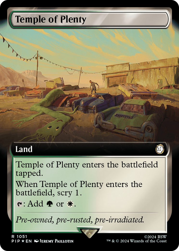 Temple of Plenty: (Extended Art) Foil (1051)