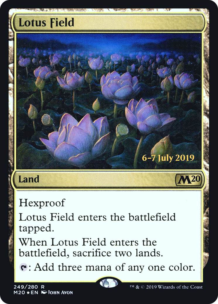 Lotus Field (249) Foil - Core Set 2020 Promos