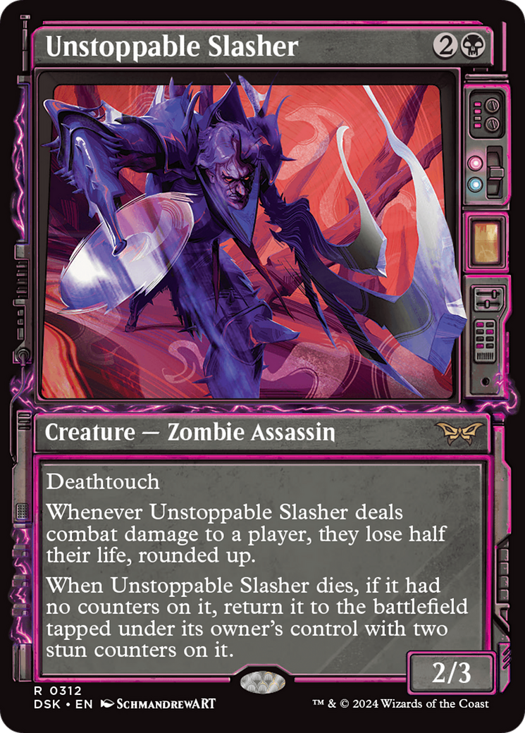 Unstoppable Slasher (Showcase) (312) Foil - Duskmourn: House of Horror