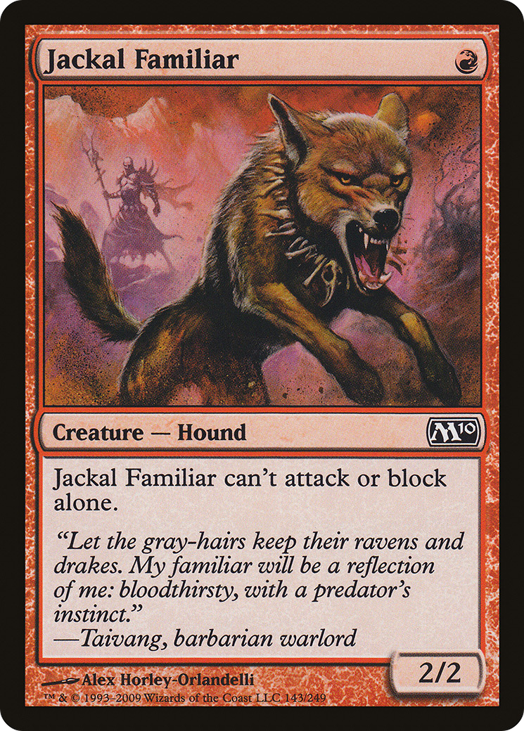 Jackal Familiar (143) - Magic 2010