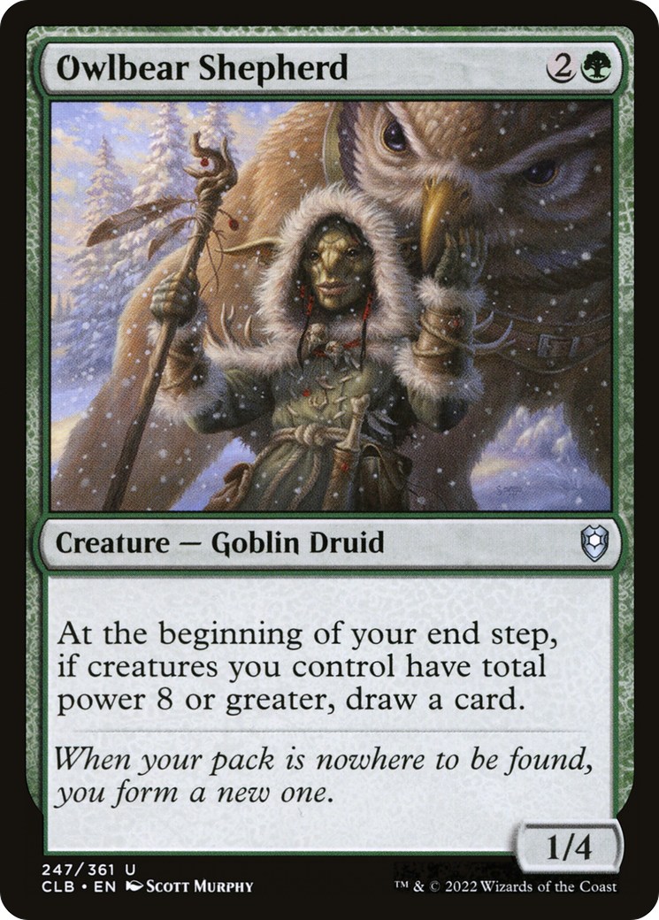 Owlbear Shepherd (247) - Commander Legends: Battle for Baldur's Gate