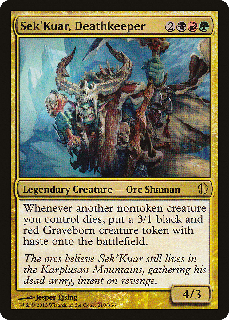 Sek'Kuar, Deathkeeper (210) - Commander 2013