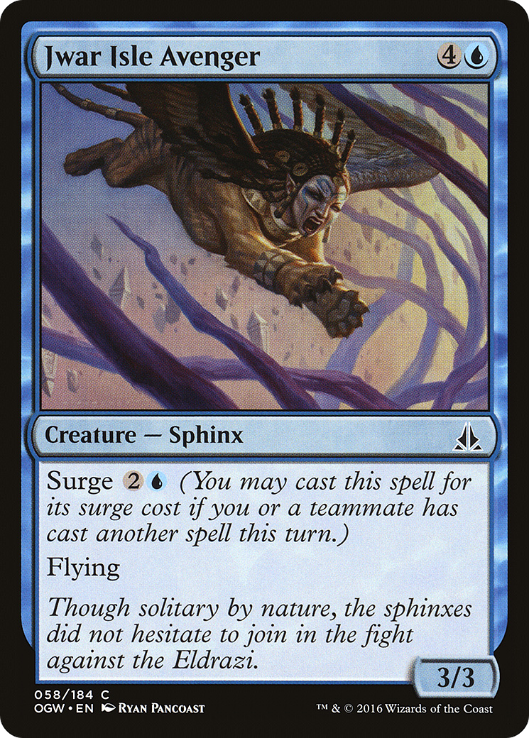 Jwar Isle Avenger (058) Foil - Oath of the Gatewatch