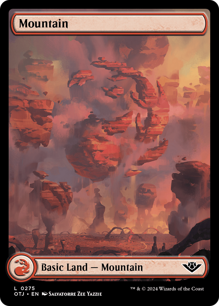 Mountain (275) Foil - Outlaws of Thunder Junction