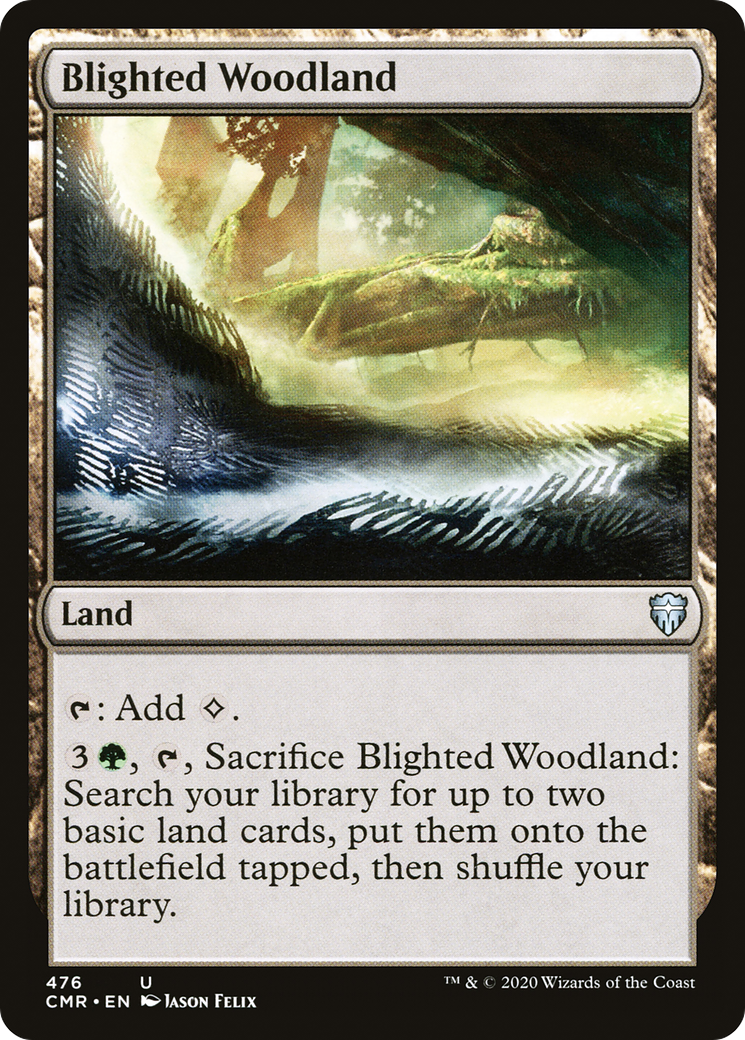 Blighted Woodland (476) - Commander Legends