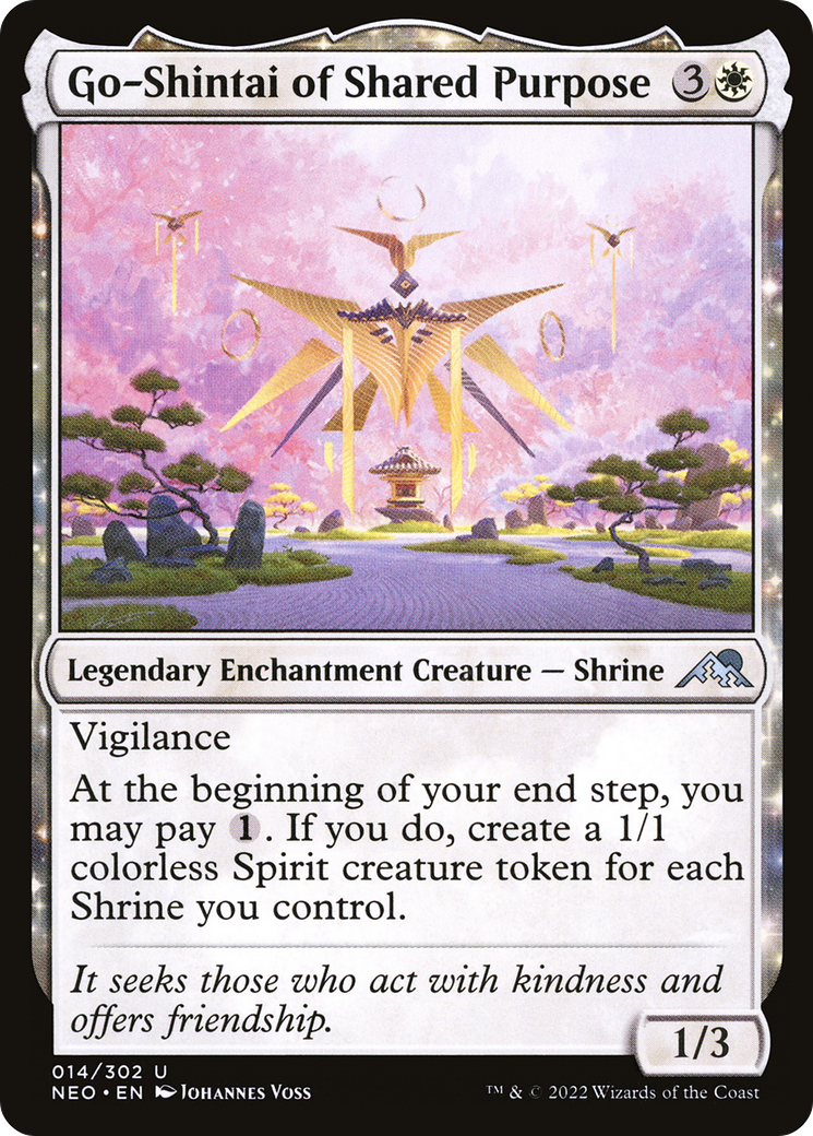 Go-Shintai of Shared Purpose (014) Foil - Kamigawa: Neon Dynasty