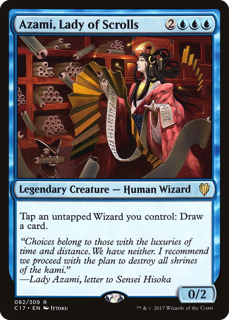 Azami, Lady of Scrolls (082) - Commander 2017