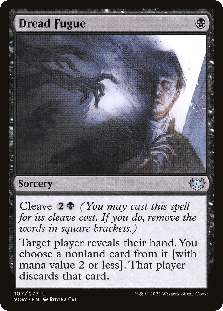 Dread Fugue (107) Foil - Innistrad: Crimson Vow