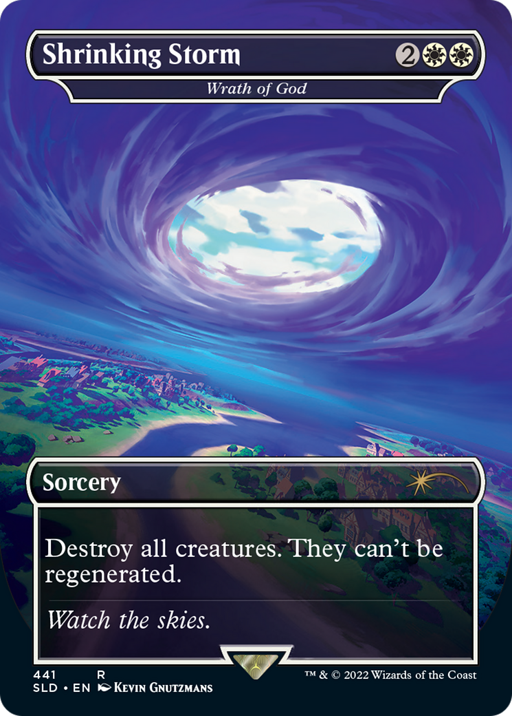 Shrinking Storm – Wrath of God (441) Foil - Secret Lair Drop