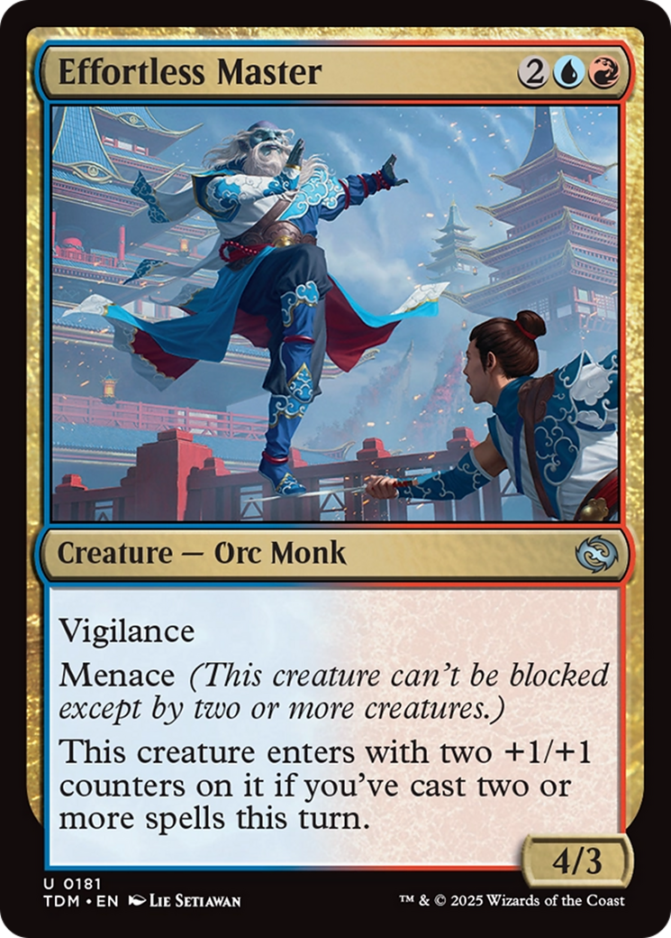 Effortless Master (181) - Tarkir: Dragonstorm
