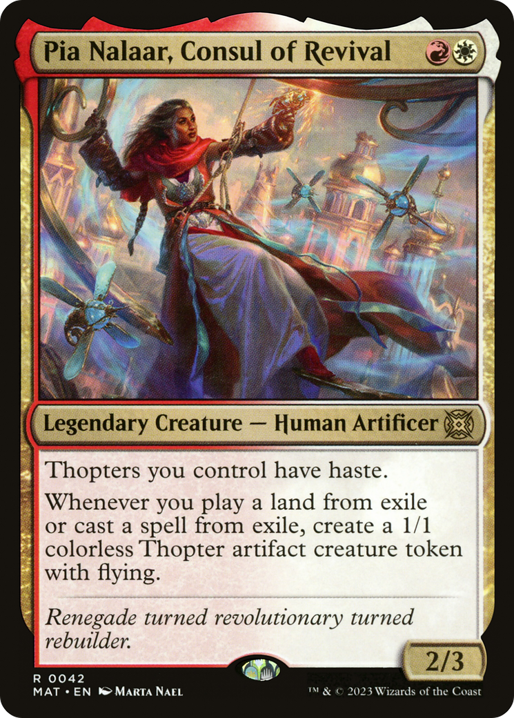 Pia Nalaar, Consul of Revival (042) Foil - March of the Machine: The Aftermath