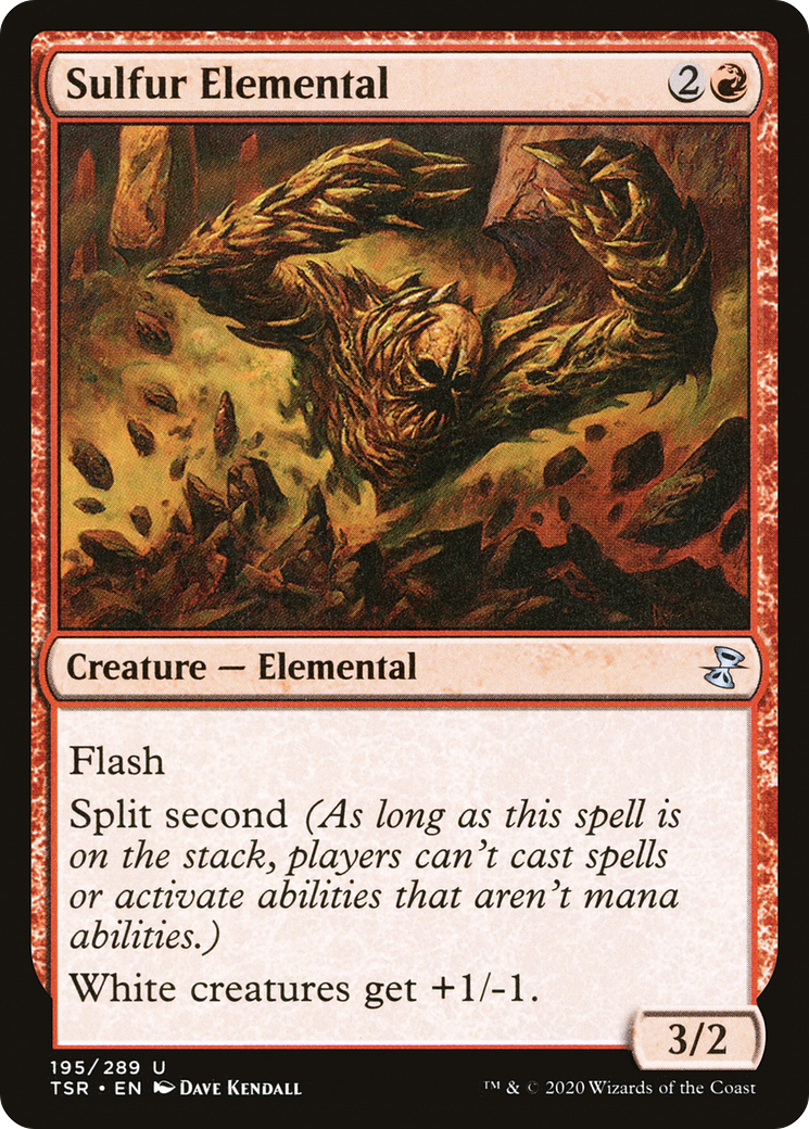 Sulfur Elemental (195) Foil - Time Spiral Remastered