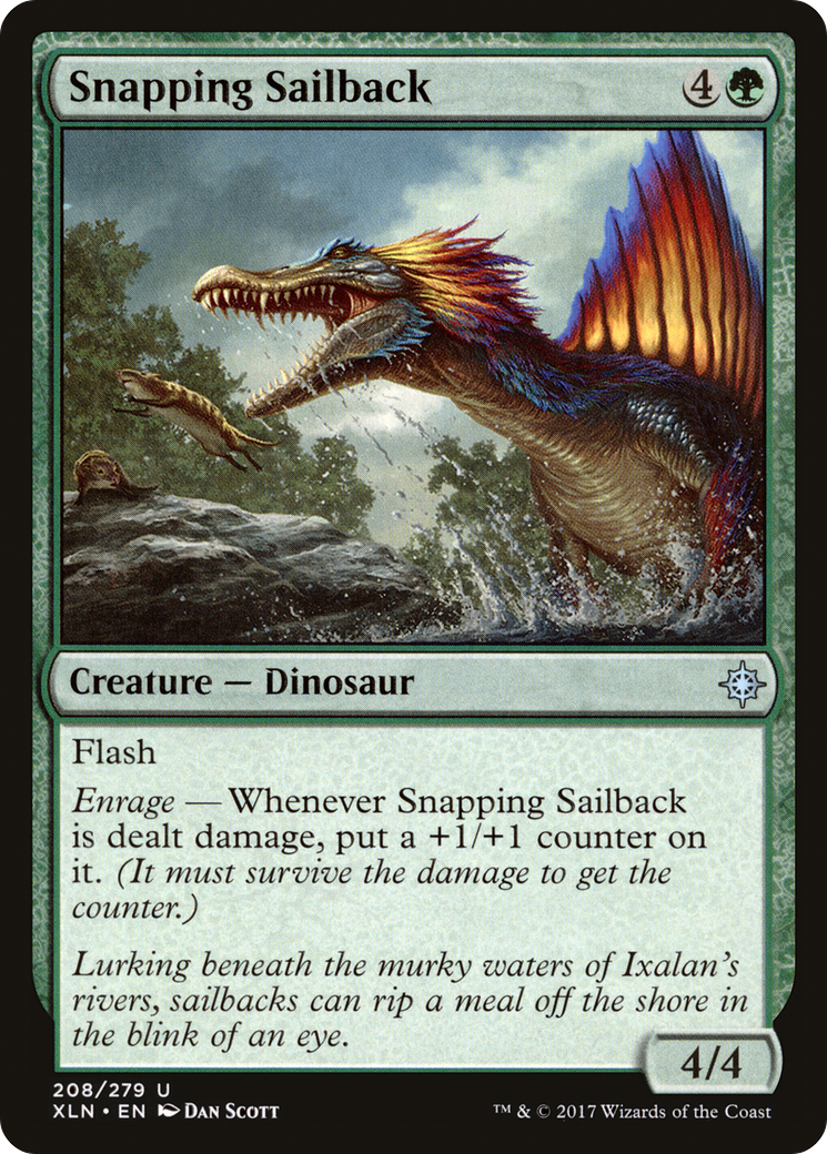 Snapping Sailback (208) Foil - Ixalan