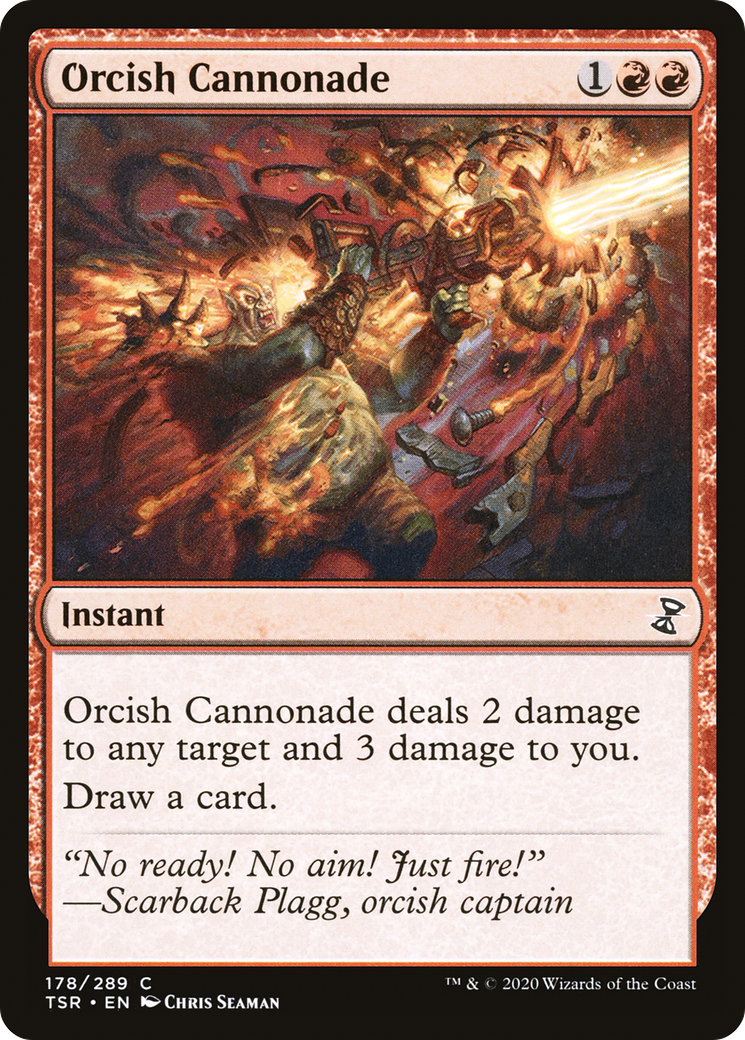 Orcish Cannonade (178) Foil - Time Spiral Remastered