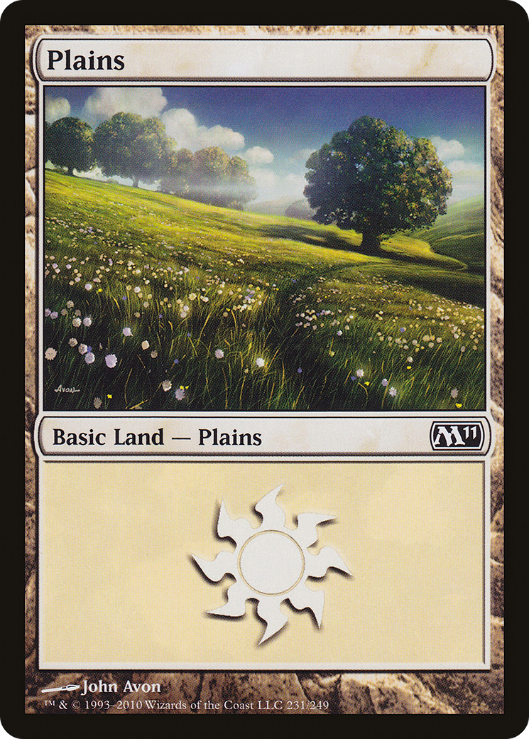 Plains (231) Foil - Magic 2011