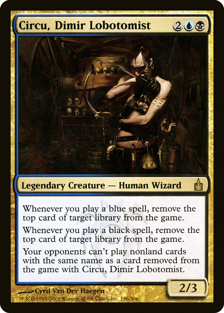Circu, Dimir Lobotomist (196) Foil - Ravnica: City of Guilds