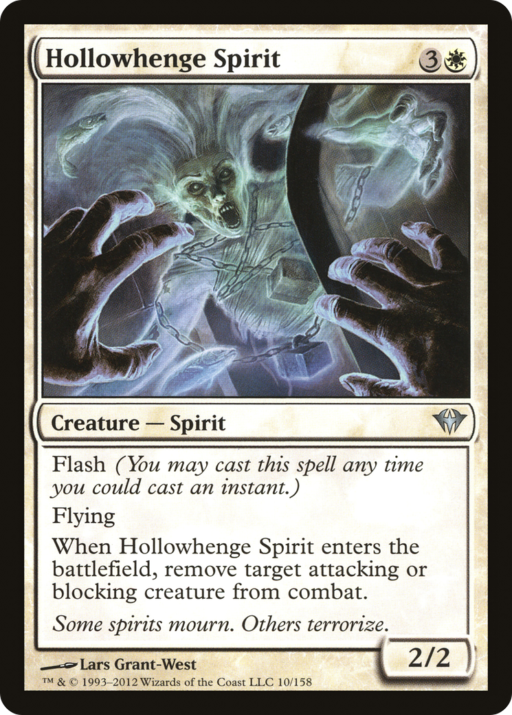 Hollowhenge Spirit (010) Foil - Dark Ascension