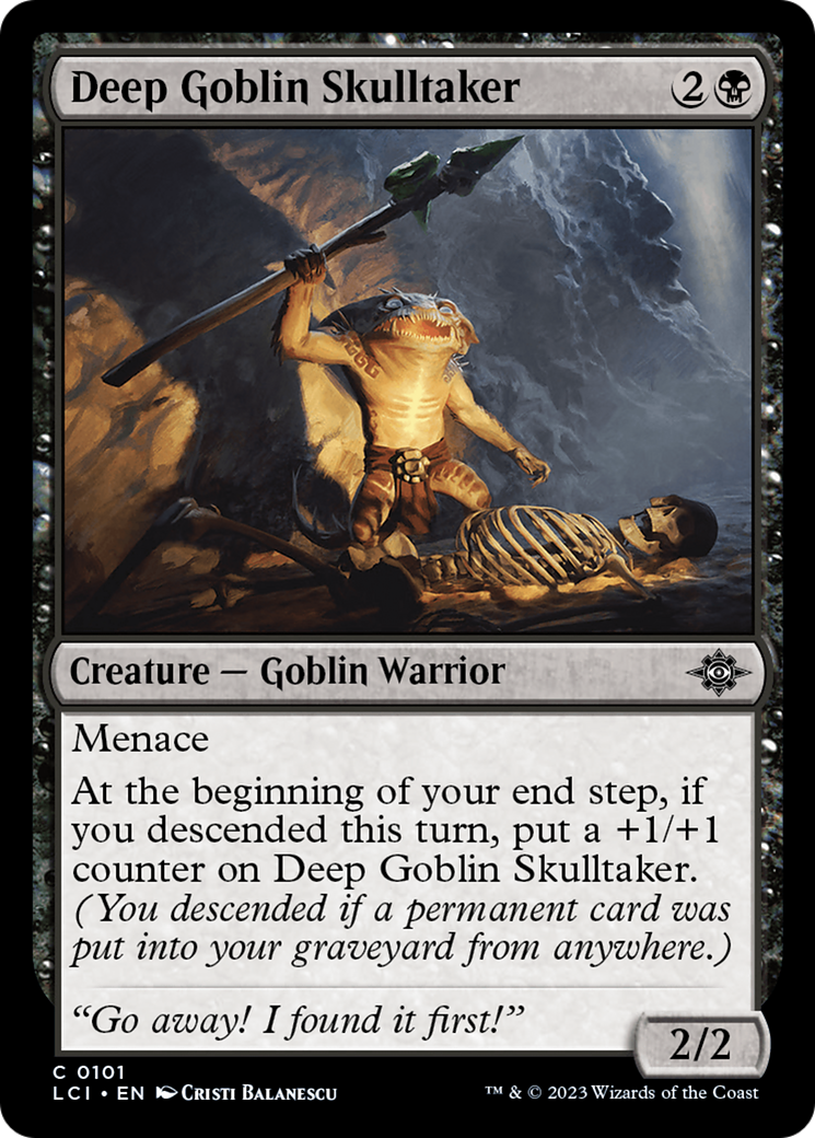 Deep Goblin Skulltaker (101) Foil - The Lost Caverns of Ixalan