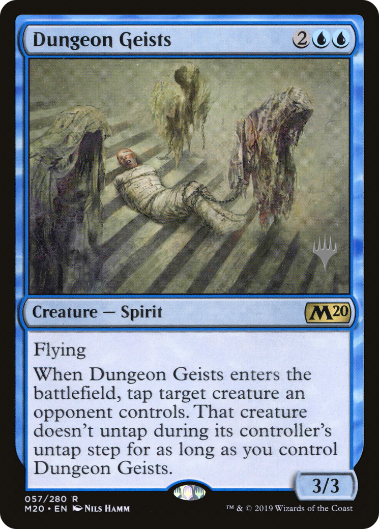 Dungeon Geists (57p) Foil - Core Set 2020 Promos