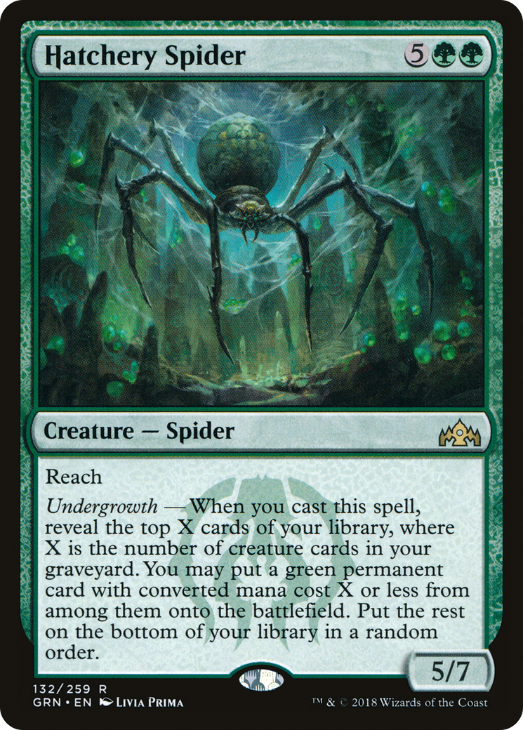 Hatchery Spider (132) Foil - Guilds of Ravnica