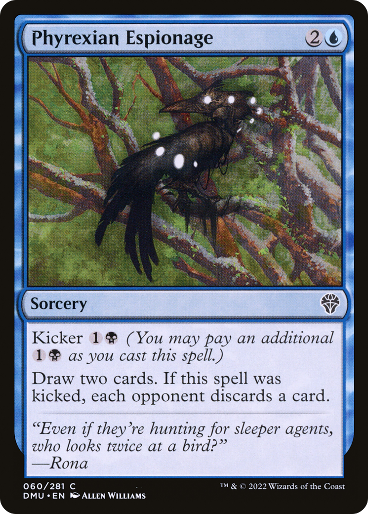 Phyrexian Espionage (060) Foil - Dominaria United