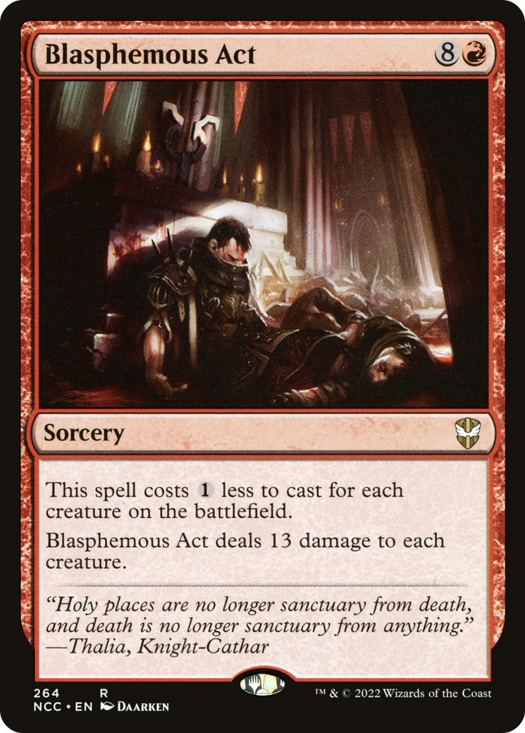 Blasphemous Act (264) - New Capenna Commander