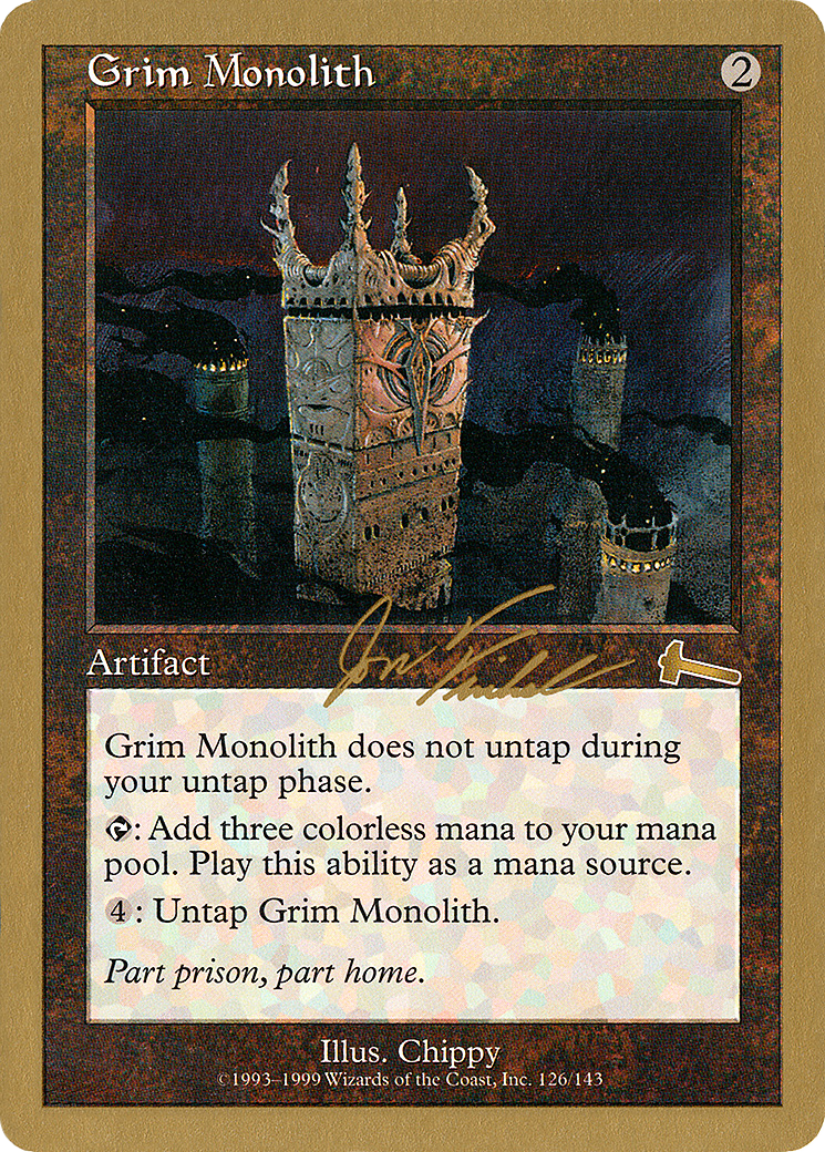 Grim Monolith (Retro) (jf126) - World Championship Decks 2000