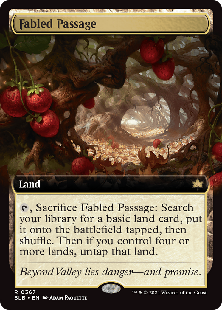 Fabled Passage (Extended Art) (367) Foil - Bloomburrow