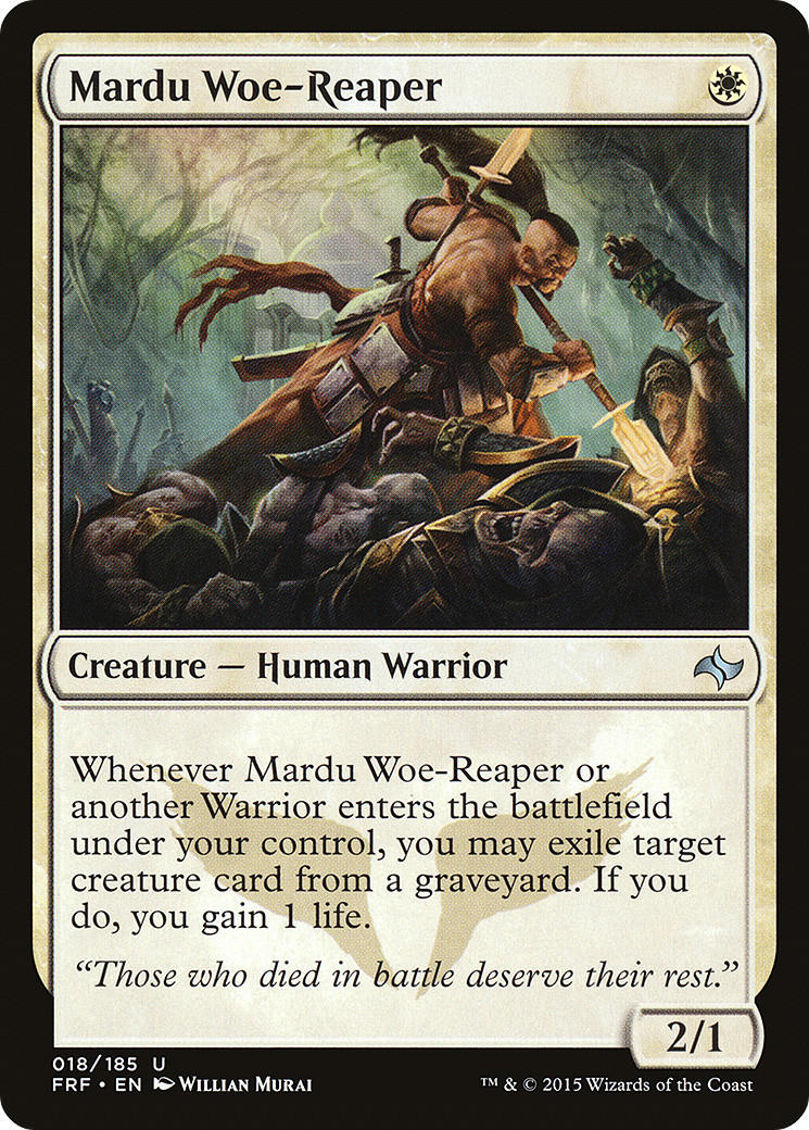 Mardu Woe-Reaper (018) Foil - Fate Reforged