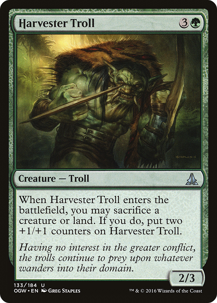 Harvester Troll (133) Foil - Oath of the Gatewatch