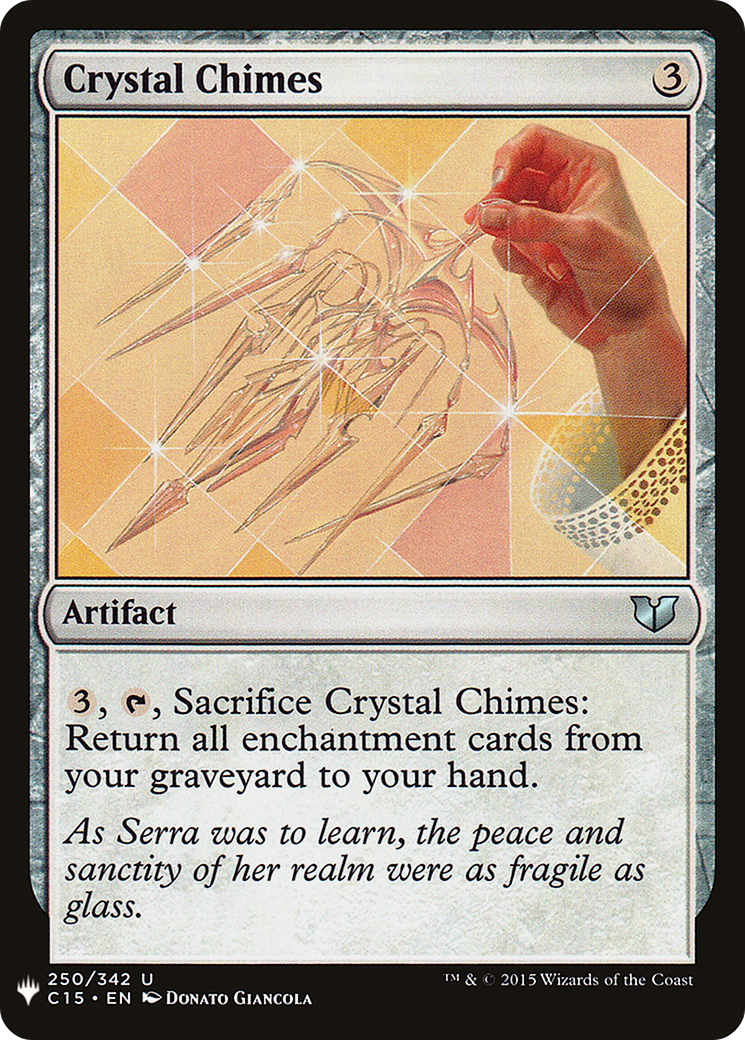 Crystal Chimes (C15-250) - The List