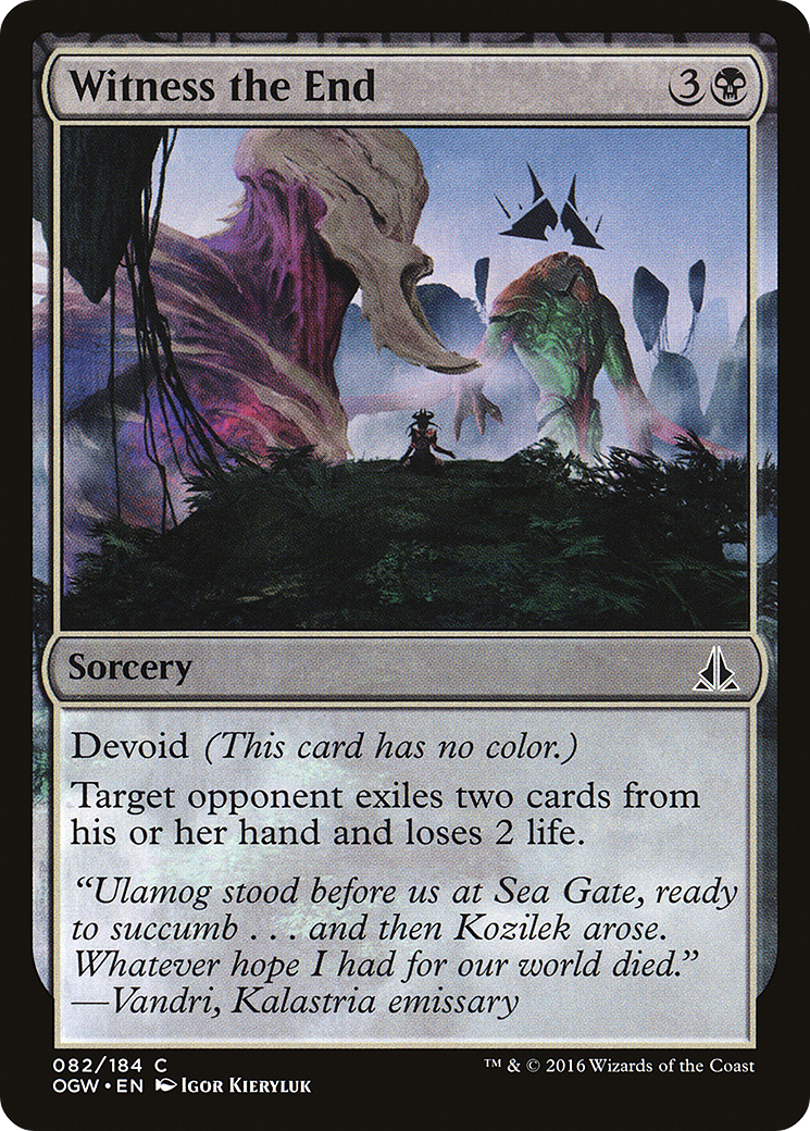Witness the End (082) Foil - Oath of the Gatewatch