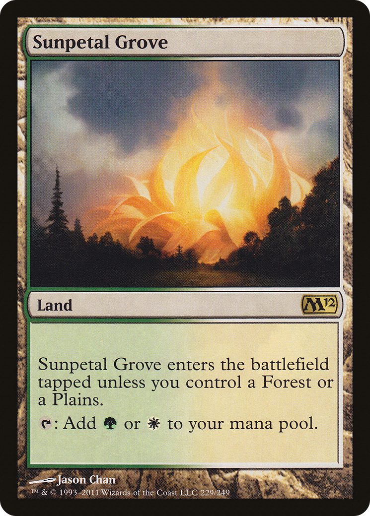 Sunpetal Grove (229) Foil - Magic 2012