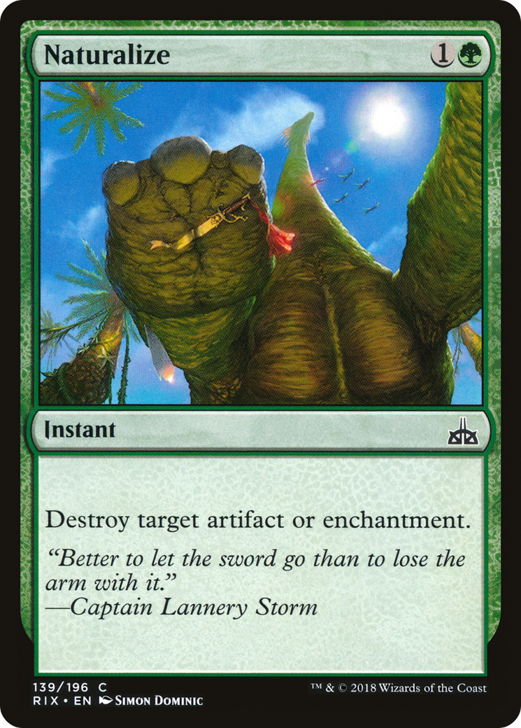 Naturalize (139) Foil - Rivals of Ixalan