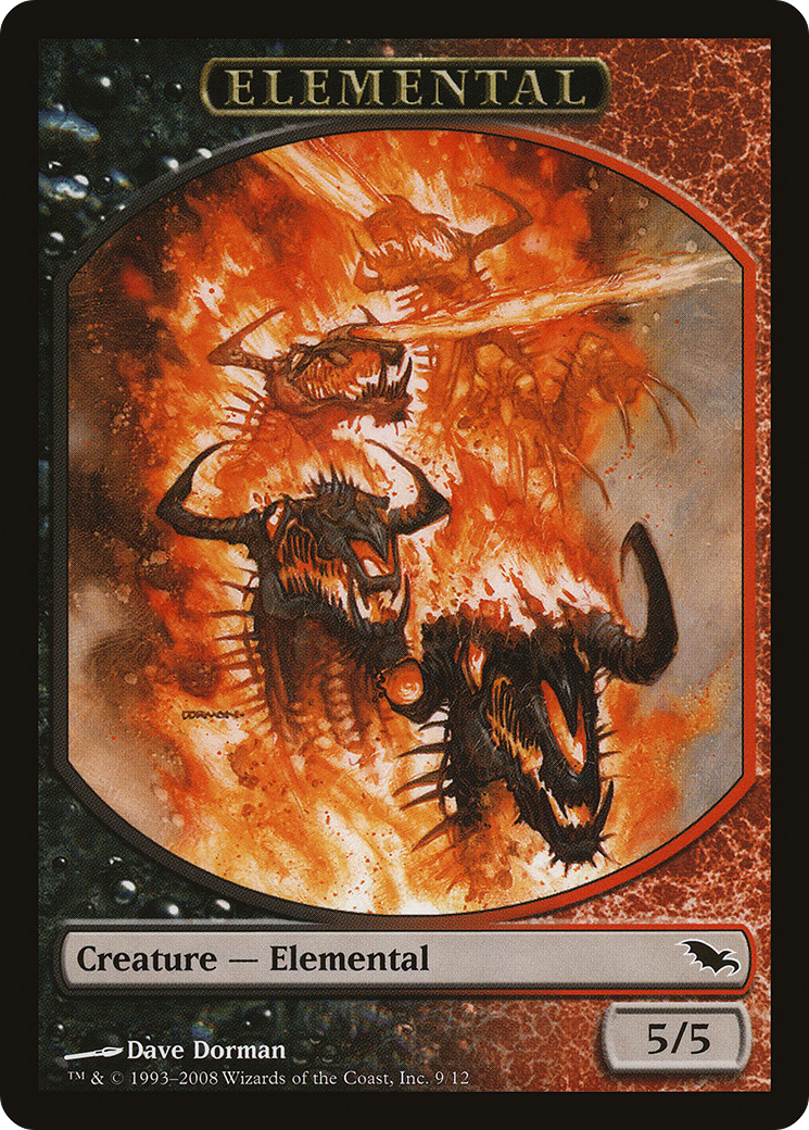 Elemental Token (009) - Shadowmoor Tokens