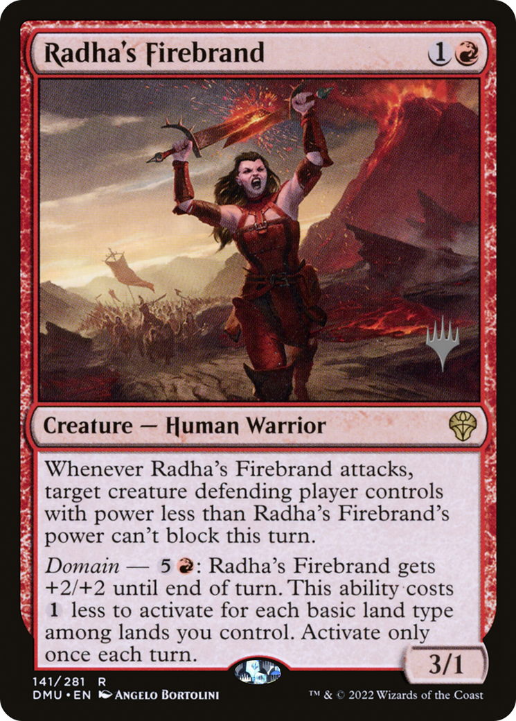 Radha's Firebrand (141) Foil - Dominaria United Promos