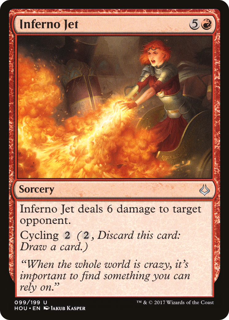 Inferno Jet (099) Foil - Hour of Devastation