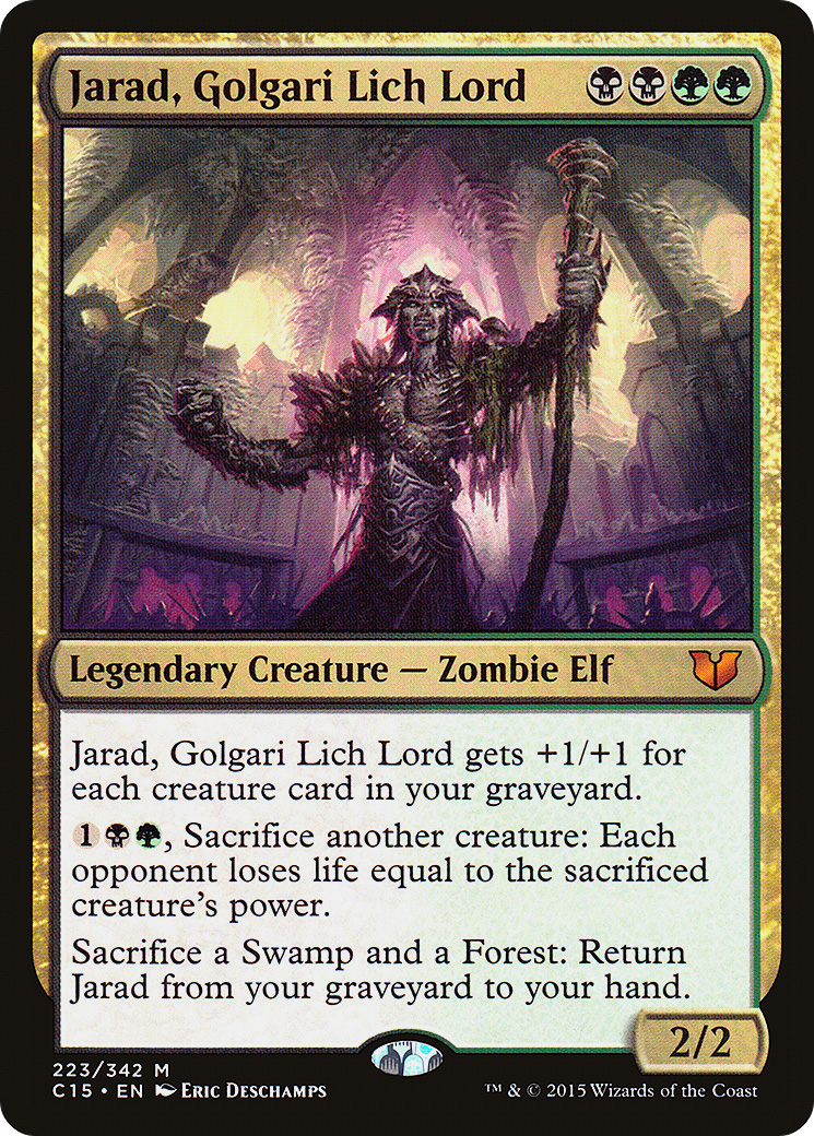 Jarad, Golgari Lich Lord (223) - Commander 2015