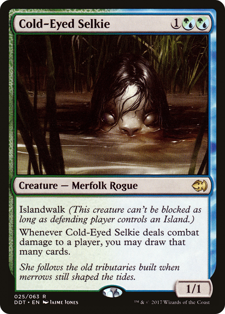 Cold-Eyed Selkie (025) - Duel Decks: Merfolk vs. Goblins