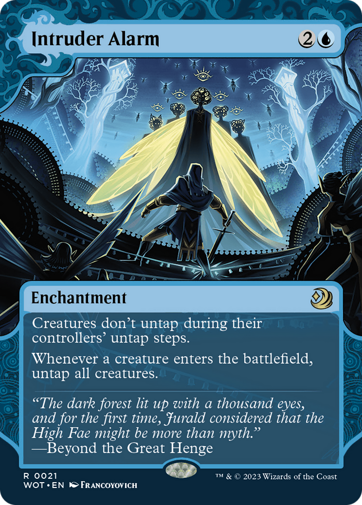 Intruder Alarm (Showcase) (021) Foil - Wilds of Eldraine: Enchanting Tales