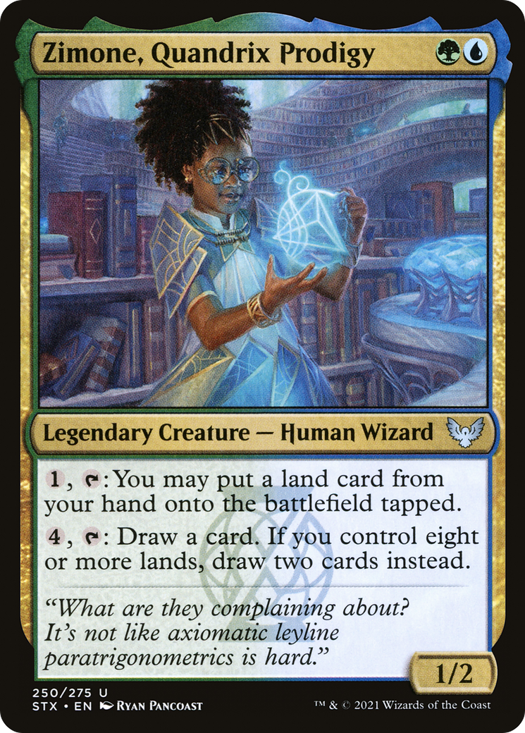 Zimone, Quandrix Prodigy (250) Foil - Strixhaven: School of Mages