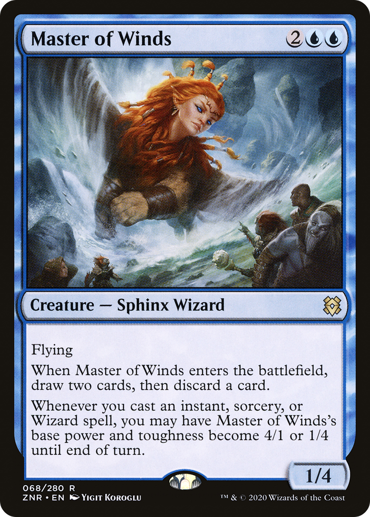 Master of Winds (068) Foil - Zendikar Rising
