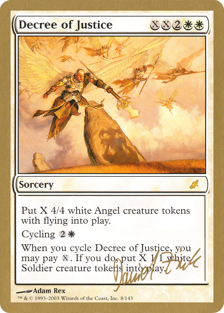 Decree of Justice (dz8) - World Championship Decks 2003