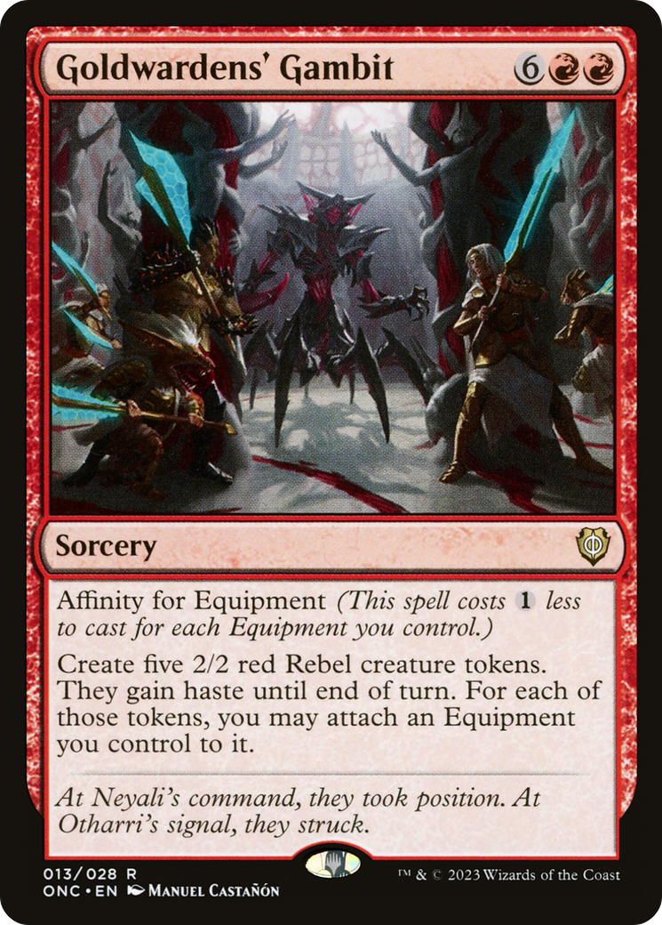 Goldwardens' Gambit (013) - Phyrexia: All Will Be One Commander