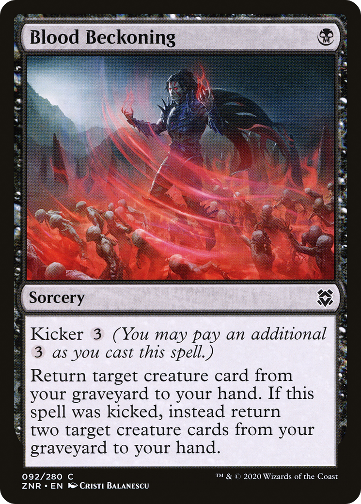 Blood Beckoning (092) Foil - Zendikar Rising